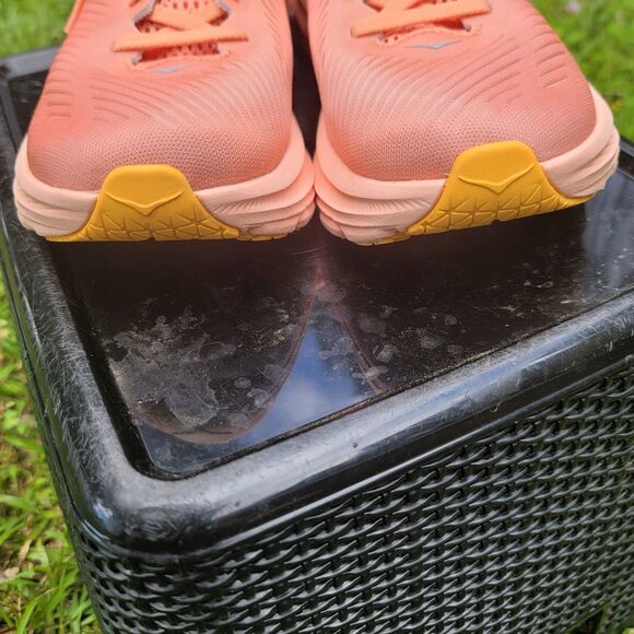 Hoka Rincon 3 Orange/Blue Running Shoes Womens Size 8B - Picture 2 of 14